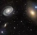 NGC 5364 (left) and NGC 5363 (right), imaged by the Cerro Tololo Inter-American Observatory