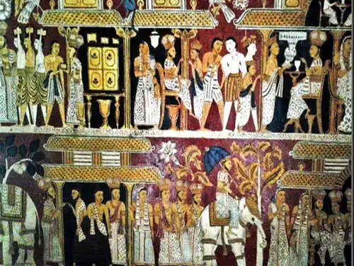 A Low country Kandyan fresco