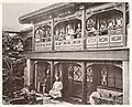Image 3A Mandarin's House in Peking, China with Mr. Yang and family members on the balcony, circa 1860
