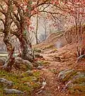 A November Morn in the Lune Valley by Reginald Aspinall
