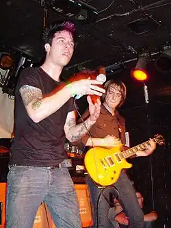 A static Lullaby performing in 2011