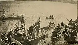 Boatmen in Pago Pago, 1907