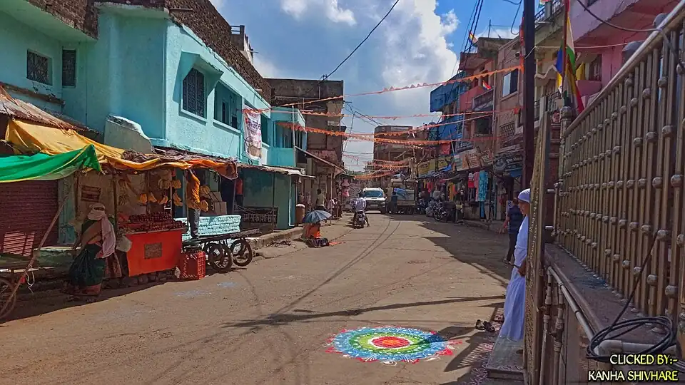 A street at Ghansor