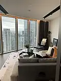 Interior of show apartment
