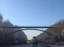 Bridge over the Autobahn near Würselen