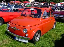 1973 Fiat 500 Abarth.