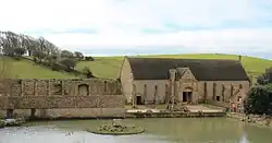 The Grade I listed Tithe Barn