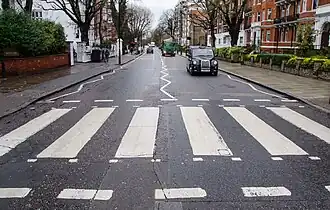 Abbey Road crosswalk in London