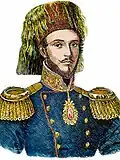 Sultan Abdulmejid I in clothes based on the French model