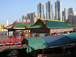 Jumbo Kingdom pier along Aberdeen Promenade