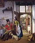 Interior of an Inn (1825) by Abraham van Strij