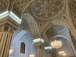 One of the many domed roofs of the prayer hallways built in hypostyle form.