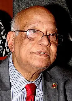 Abul Maal Abdul Muhith, an economist, diplomat, and Bengali language movement veteran who served as Bangladesh's second Finance Minister.