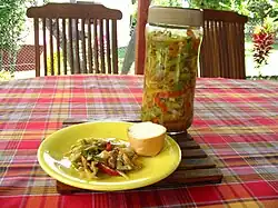 Achards de légumes