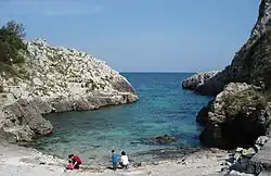 Acquaviva creek at Marina di Marittima