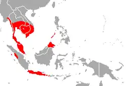 Map of range