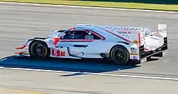 Rear view of the Acura ARX-05, driven in the 2018 Petit Le Mans.