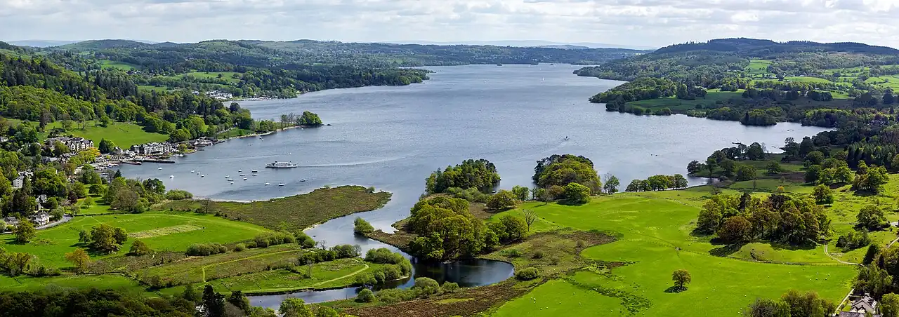 Lake Windermere and the River Brathay, photo by Adam Morgan Ibbotson.