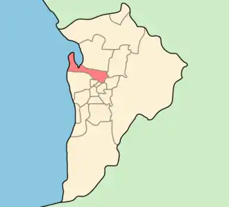 Location of Port Adelaide Enfield within the Adelaide metropolitan area