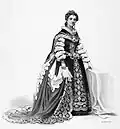 As Elizabeth in Paolo Giacometti's Elisabetha regina d'Inghilterra
