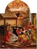 Earliest known version in 1568 by El Greco for the Modena Triptych