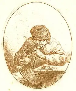 The Smoker by Adriaen van Ostade
