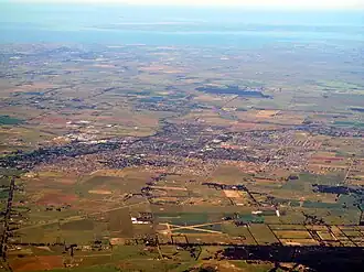 Aerial view of Melton