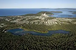 Aerial view of Marathon