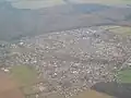 Aerial photograph of Broughton looking north west in January 2022