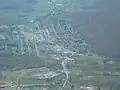 Aerial view of Smethport, looking west (May 2008)