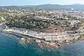 Aerial view of the cemetery of Saint-Tropez
