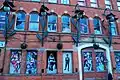Mosaics on the side of Affleck's Palace