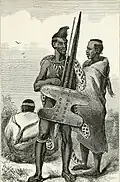 Image 6718th Century Tswana Warrior (from Tswana people)