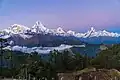 Varaha Shikhar is the peak furthest to left