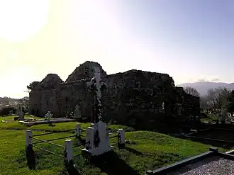 Aghadoe Cathedral, from the northwest, in 2010