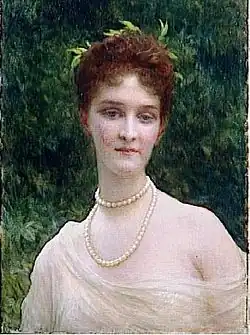Her daughter, Agnès de Pourtalès, Marquise de Loys-Chandieu, by Ernest Hébert
