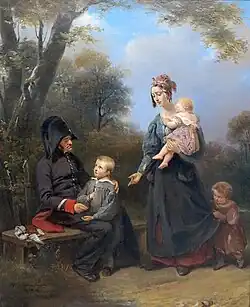 The Invalid's Alms by Aimée Brune-Pagès