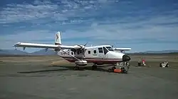 Air Safaris Gaf Nomad at Lake Tekapo Airport, 2014