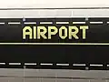 Airport station wall design