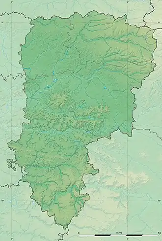 Chemin des Dames is located in Aisne