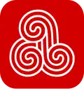Alternate version of the second logo, mostly used for packaging. (Second alternative variant)