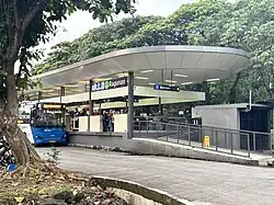 The station viewed from the outside
