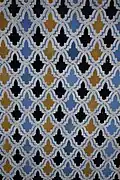 Zellij with darj-wa-ktaf motif in the al-Attarine Madrasa in Fez (14th century)