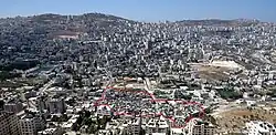 Al-ein Camp (inside the red line)