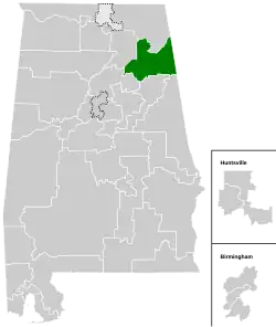 Map of the district