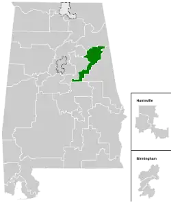 Map of the district