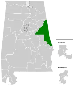 Map of the district
