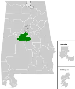 Map of the district