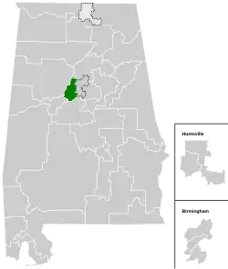 Map of the district