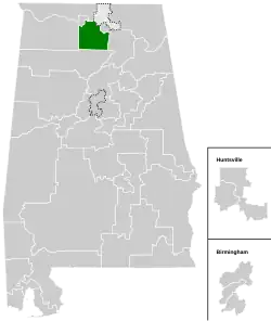 Map of the district